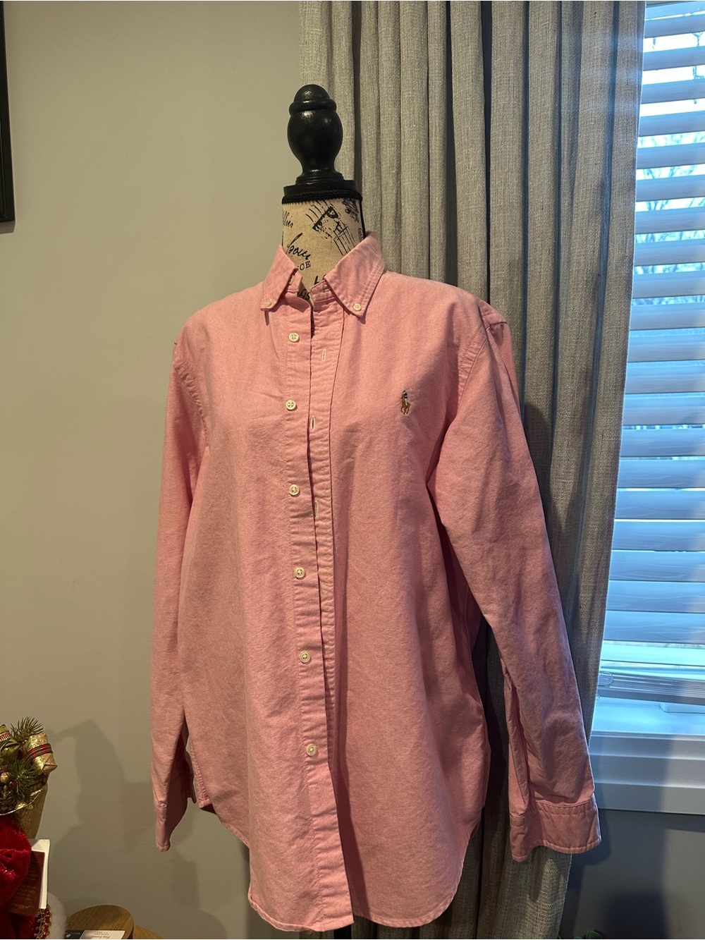 Ralph Lauren Pink Button-Down Oxford Shirt